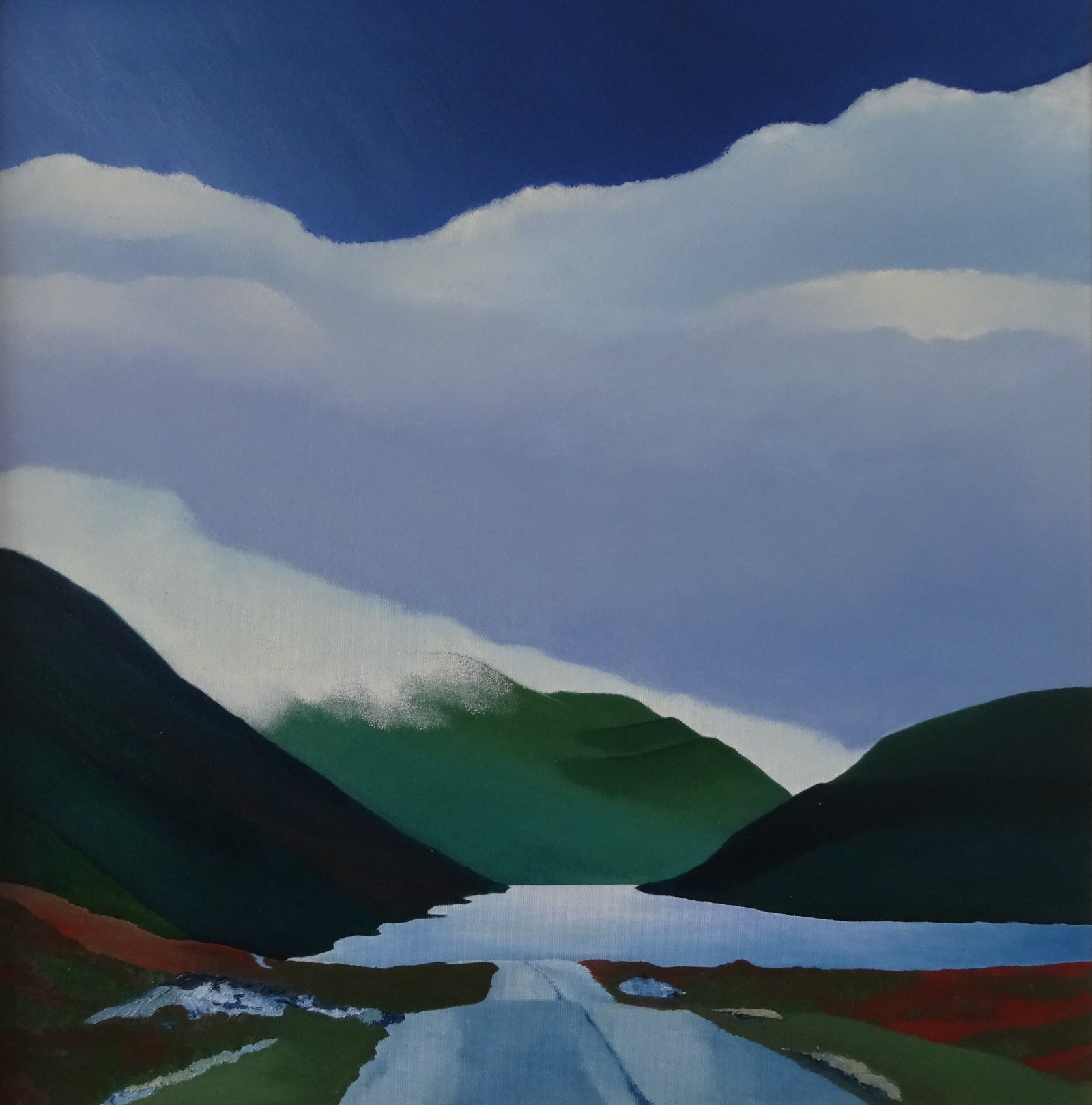 Einde weg in Ierland