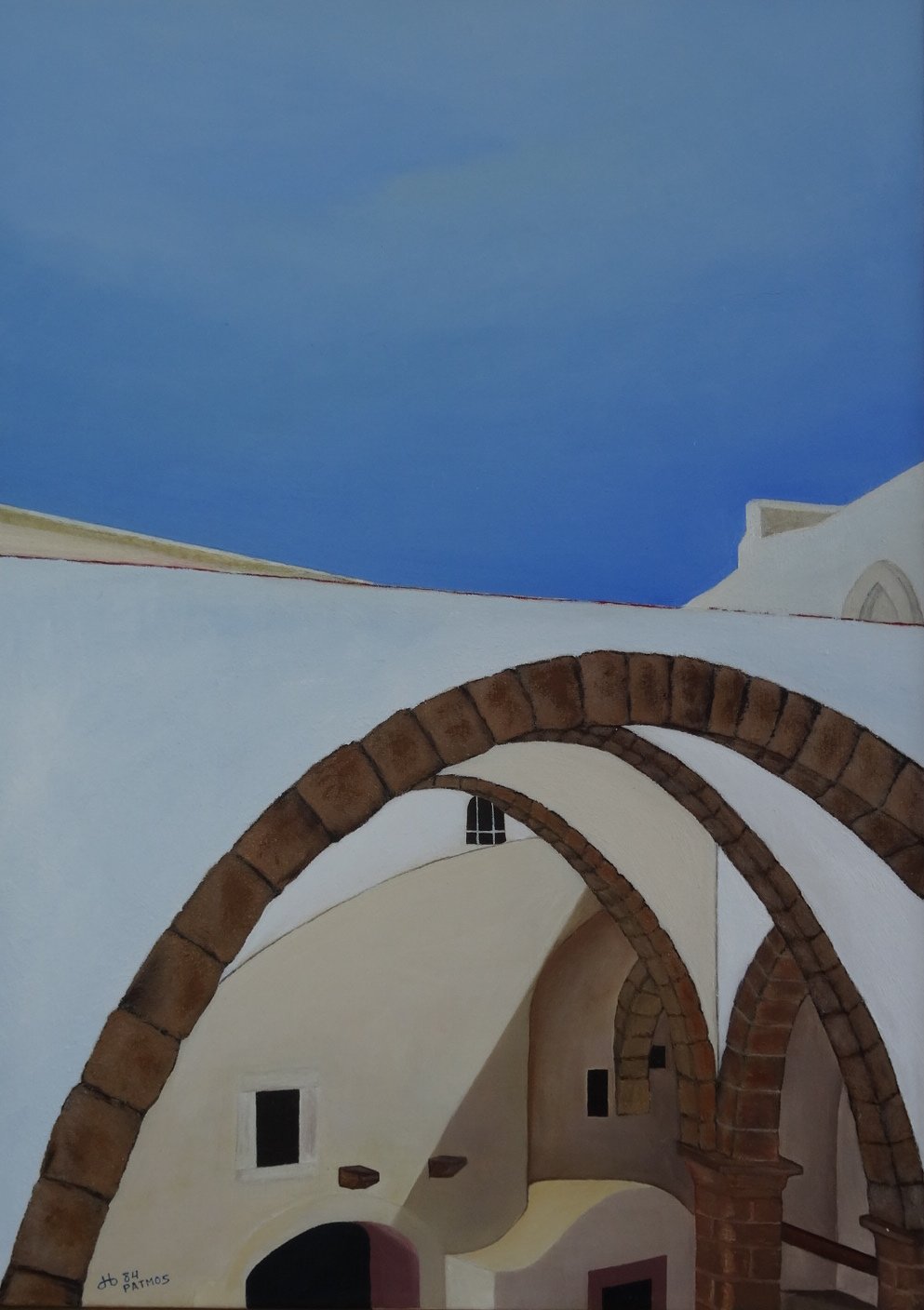 Gedeelte van het Klooster op Patmos